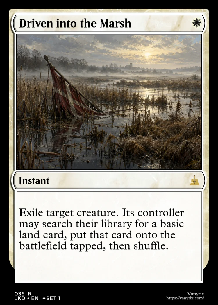 Driven into the Marsh