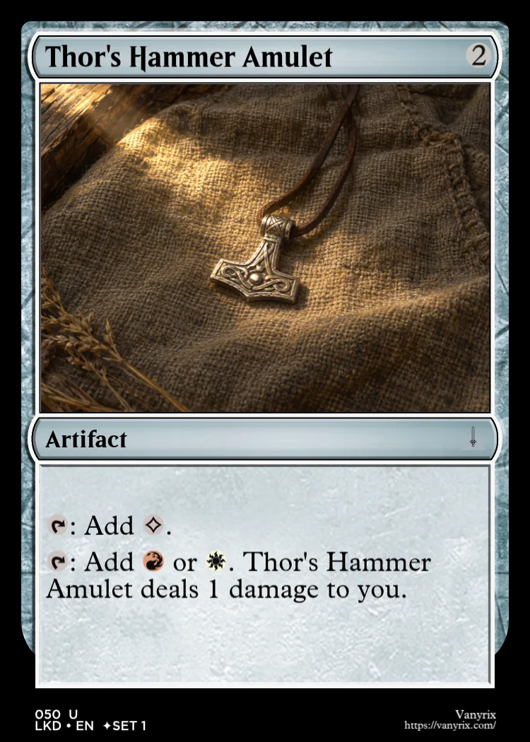 Thor's Hammer Amulet