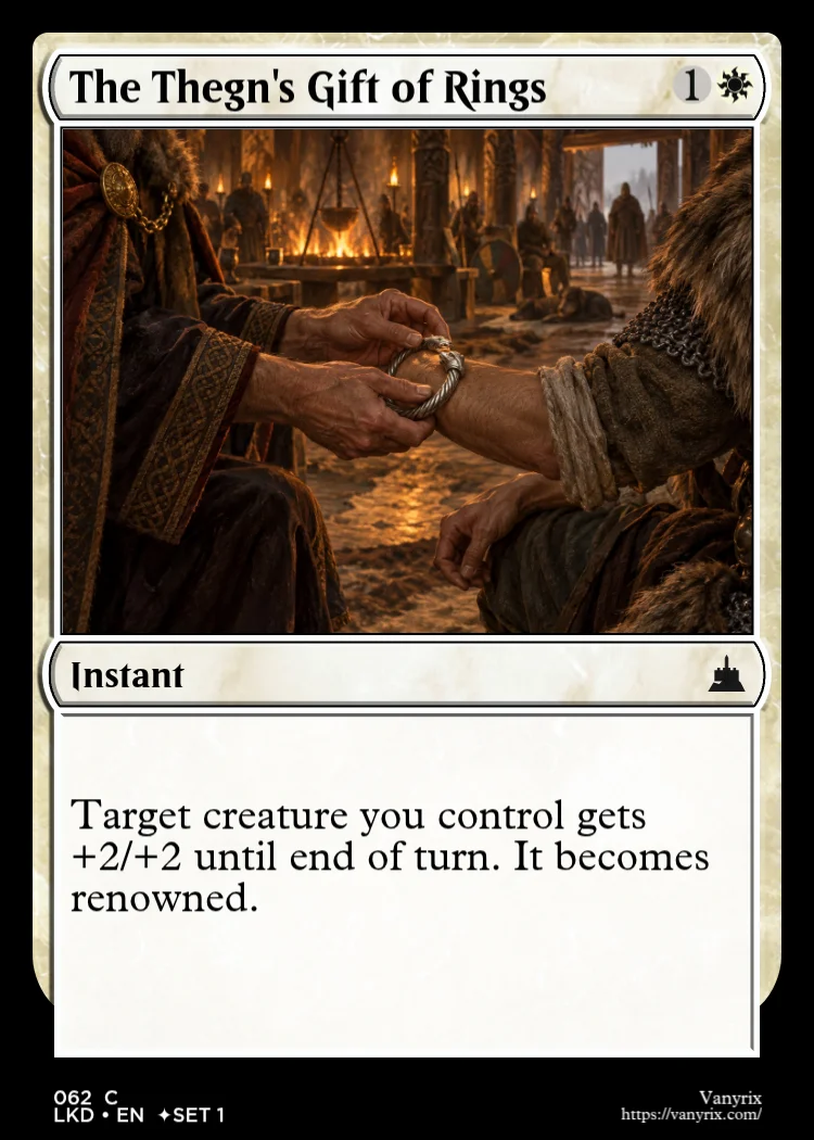 The Thegn's Gift of Rings