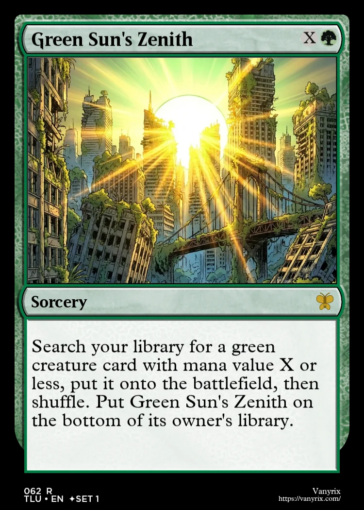 Green Sun's Zenith
