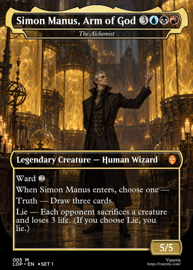 Simon Manus, Arm of God