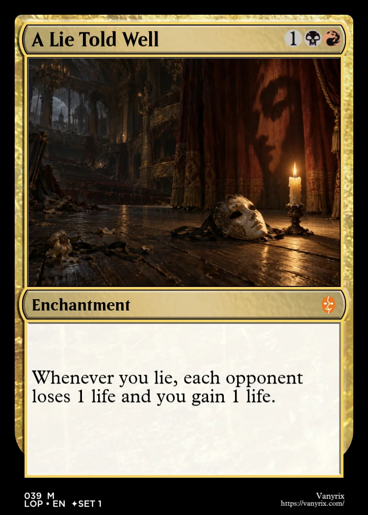 A Lie Told Well