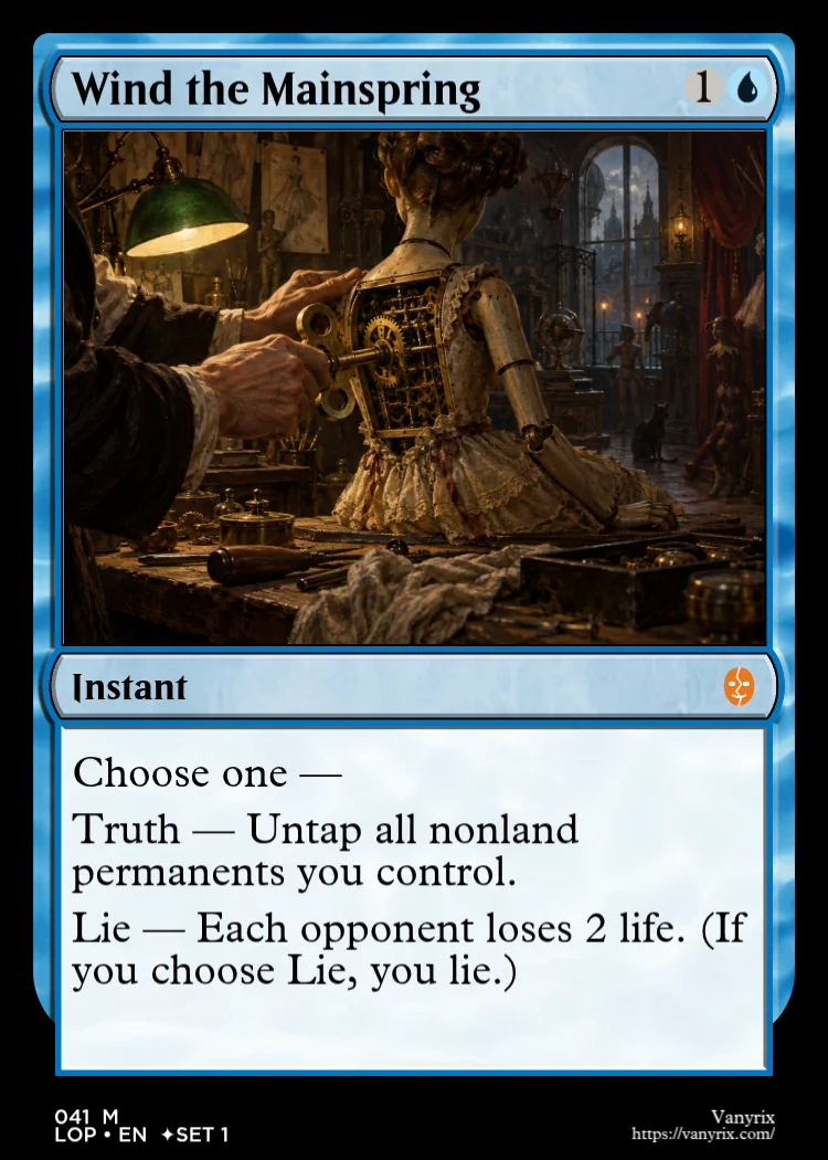 Wind the Mainspring