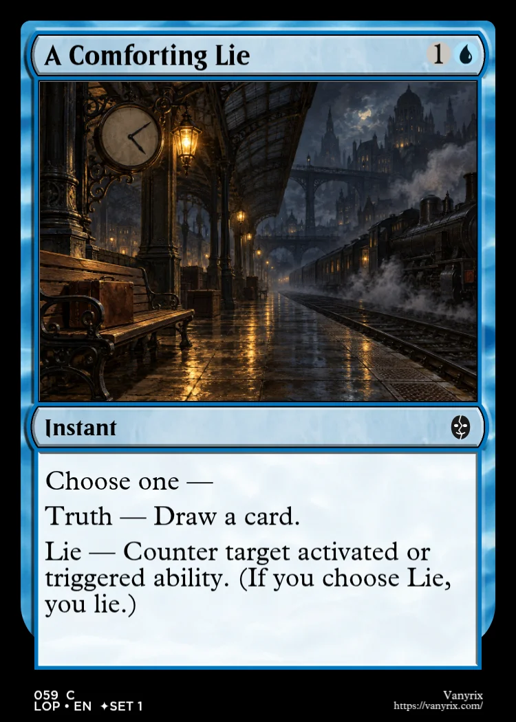A Comforting Lie