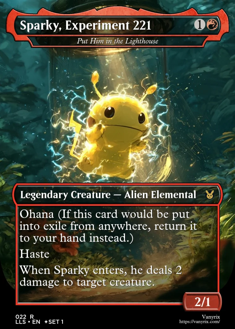 Sparky, Experiment 221