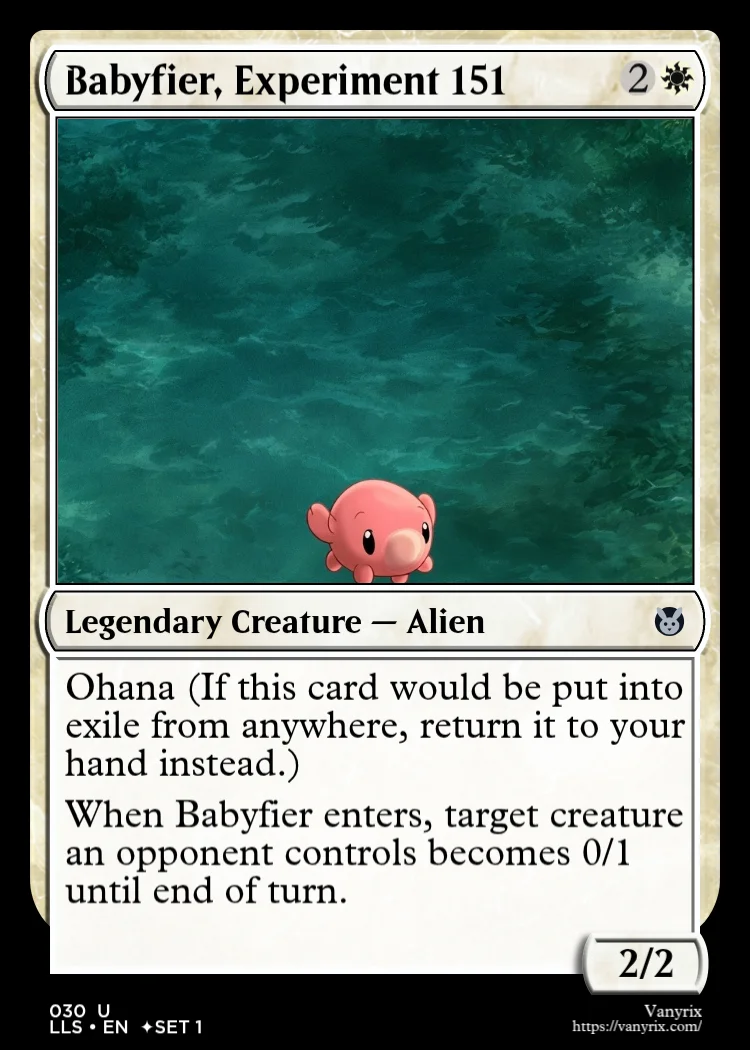 Babyfier, Experiment 151