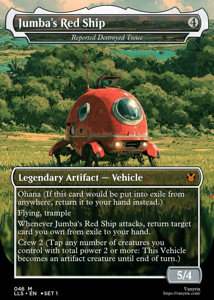 Jumba's Red Ship