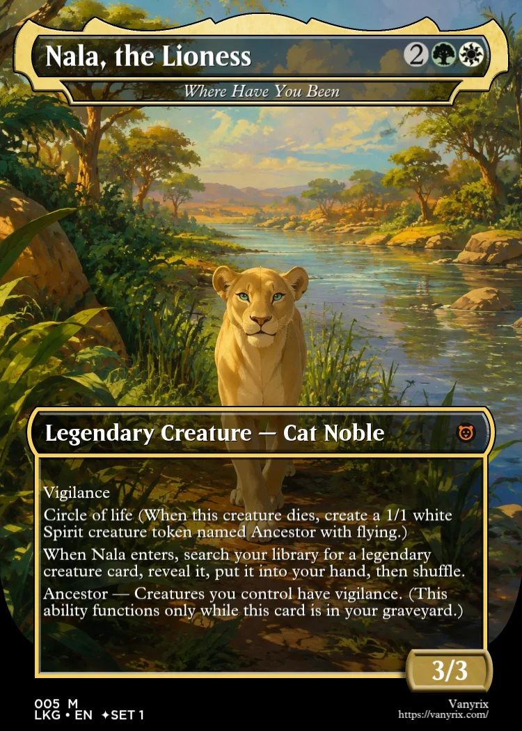 Nala, the Lioness