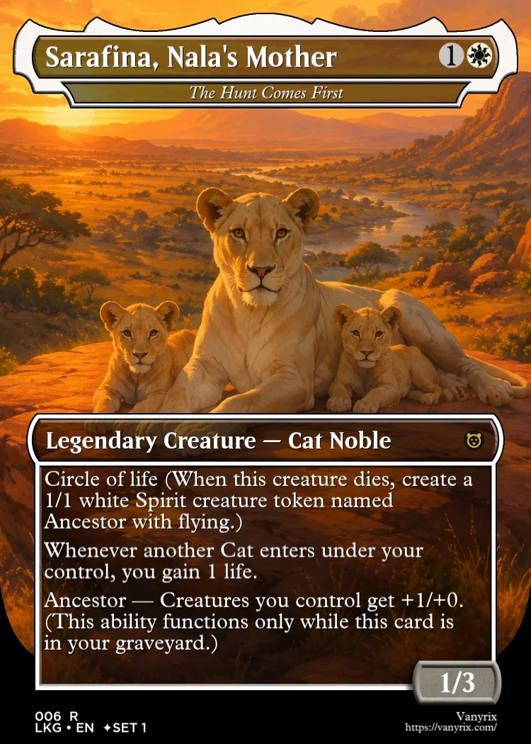 Sarafina, Nala's Mother