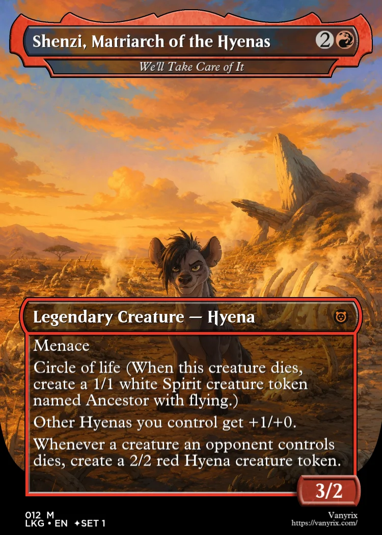Shenzi, Matriarch of the Hyenas