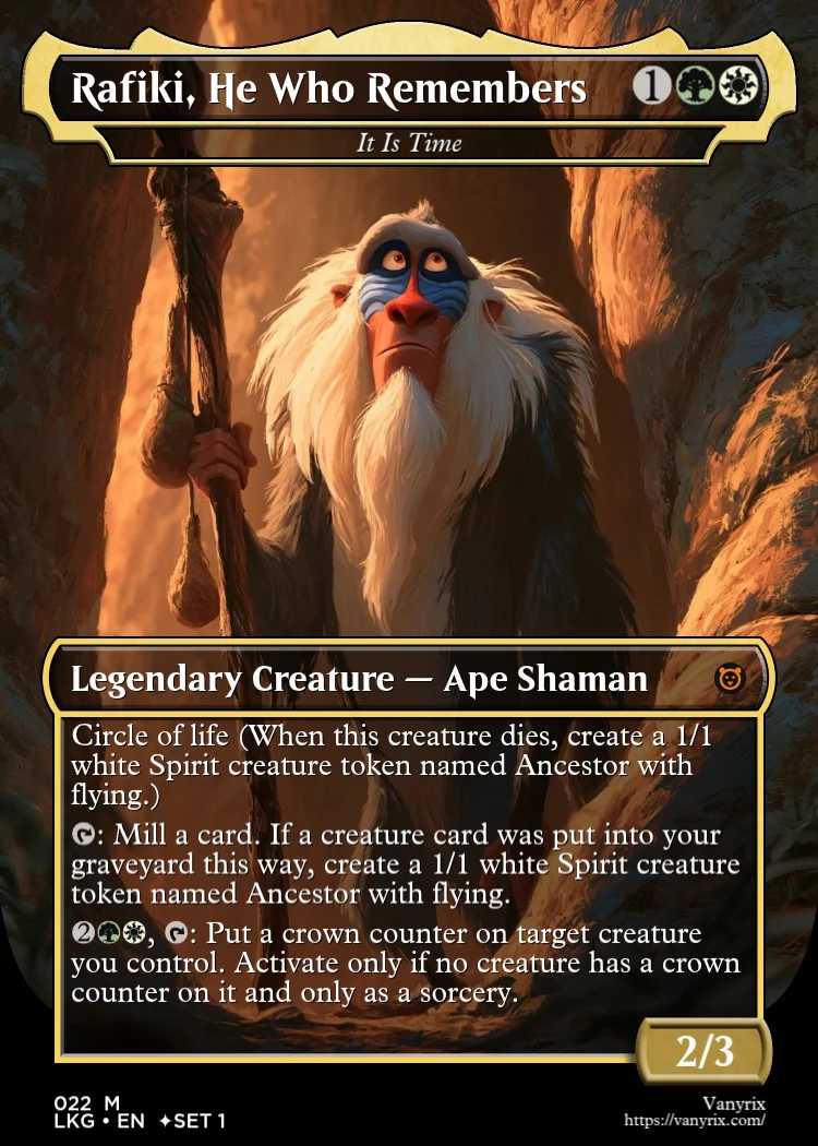 Rafiki, He Who Remembers