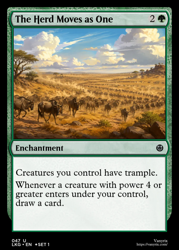The Herd Moves as One
