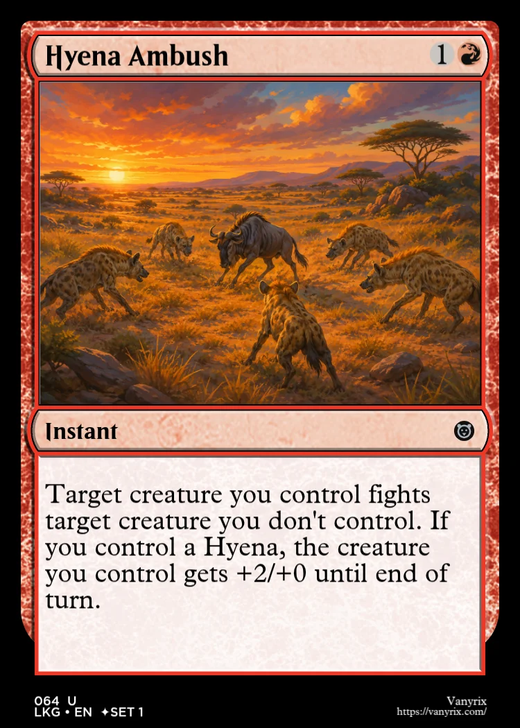 Hyena Ambush