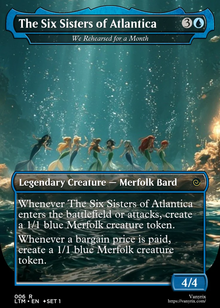 The Six Sisters of Atlantica