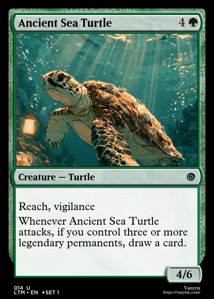 Ancient Sea Turtle