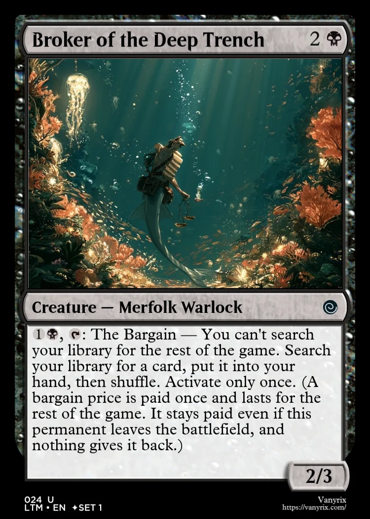 Broker of the Deep Trench