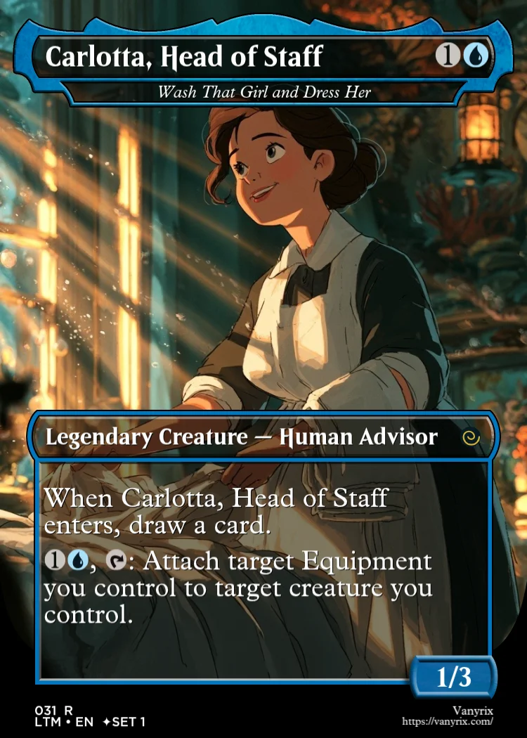 Carlotta, Head of Staff