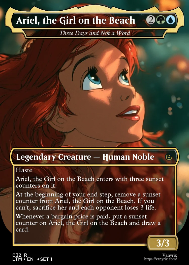Ariel, the Girl on the Beach