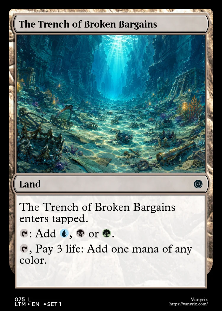 The Trench of Broken Bargains