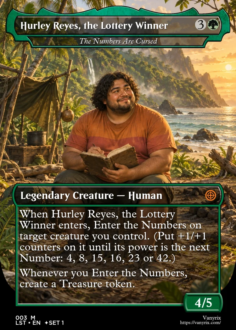 Hurley Reyes, the Lottery Winner