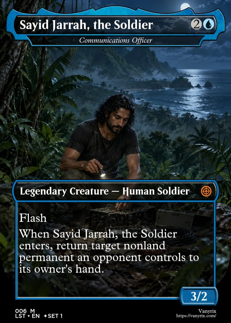 Sayid Jarrah, the Soldier
