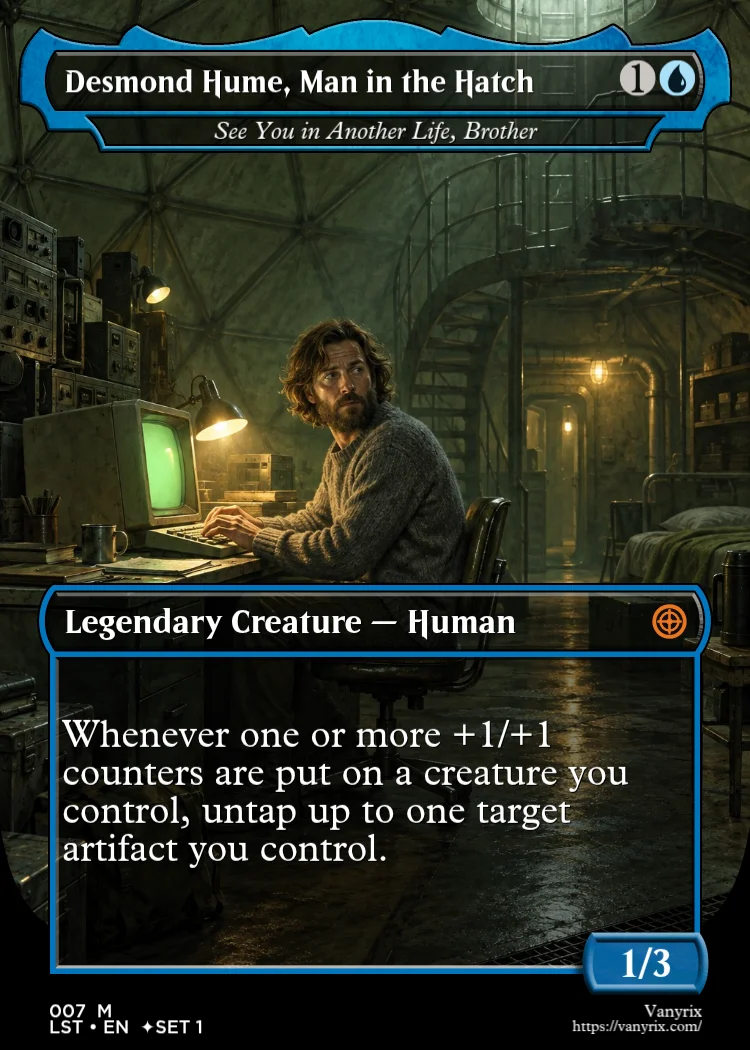 Desmond Hume, Man in the Hatch