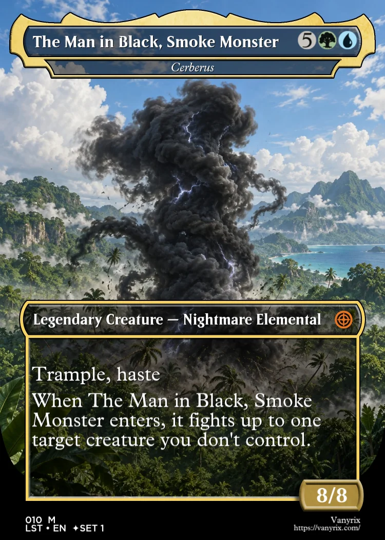 The Man in Black, Smoke Monster