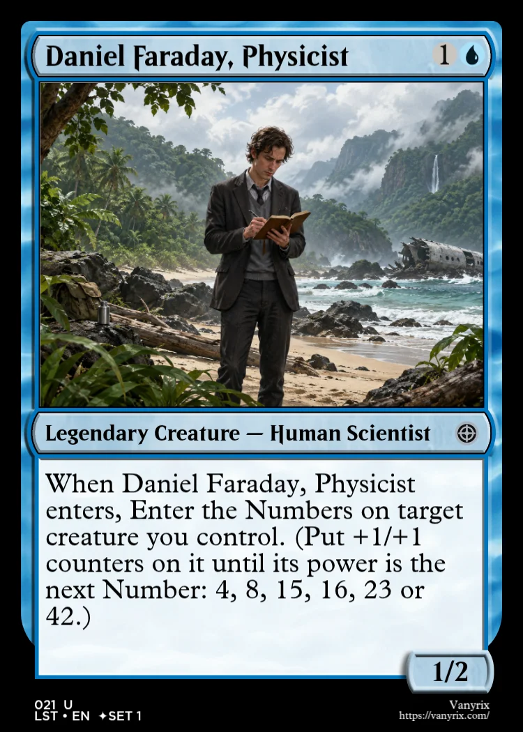 Daniel Faraday, Physicist