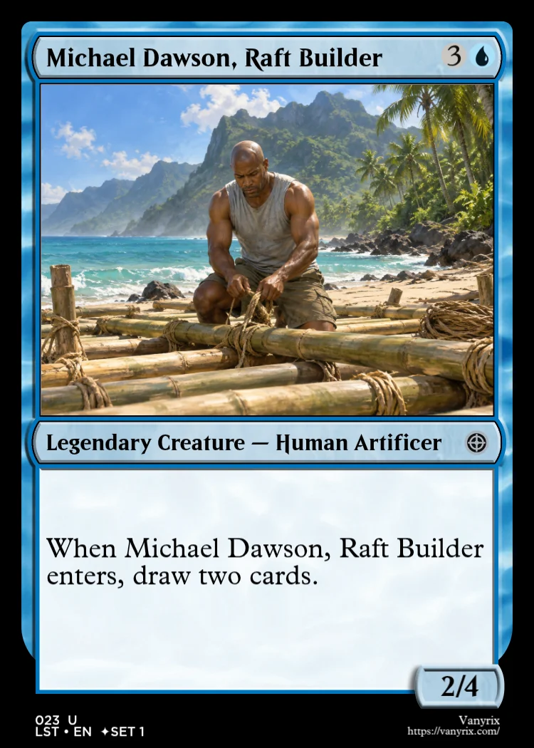 Michael Dawson, Raft Builder
