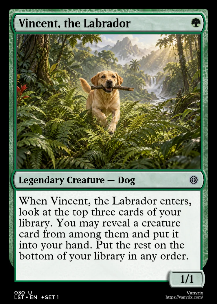 Vincent, the Labrador