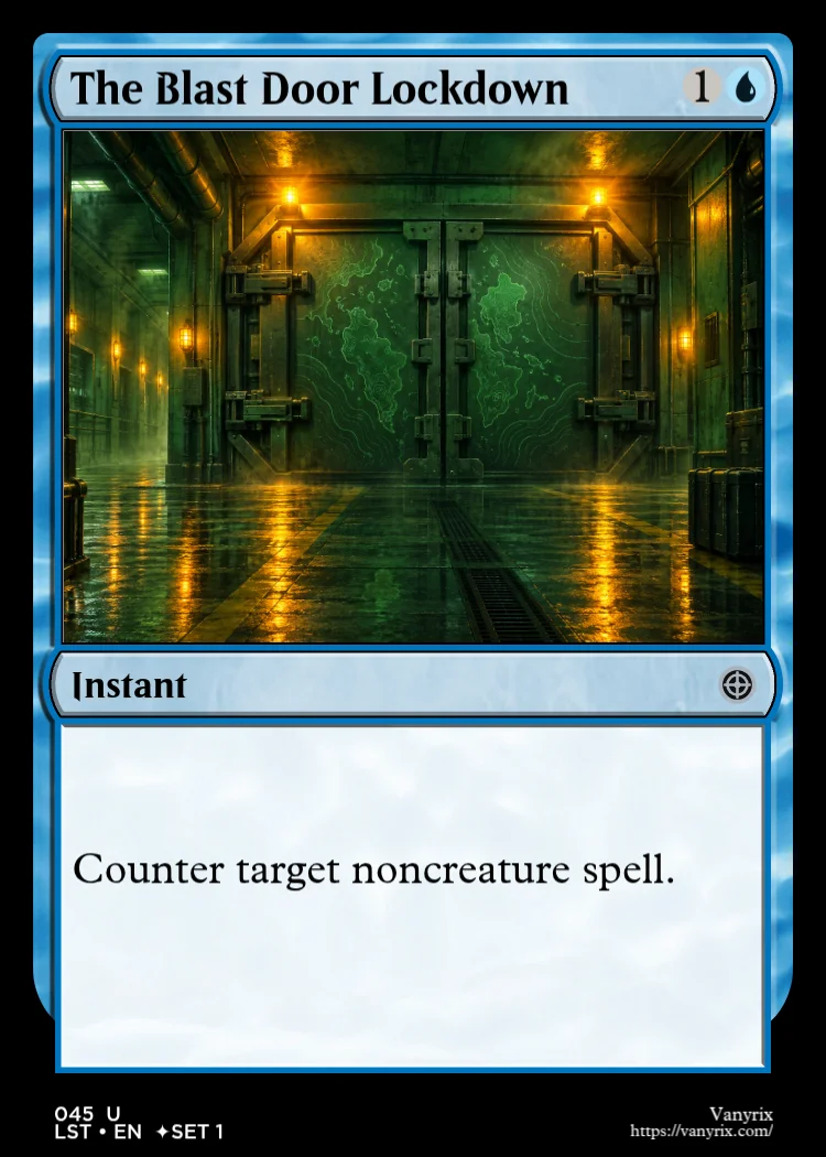 The Blast Door Lockdown