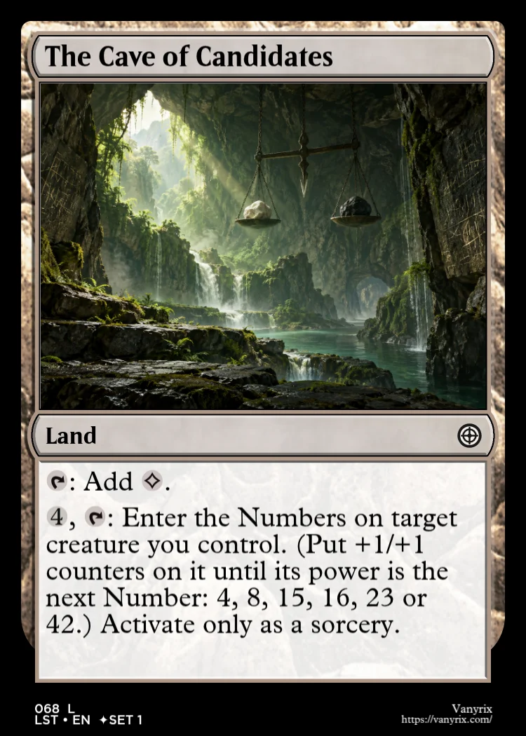 The Cave of Candidates