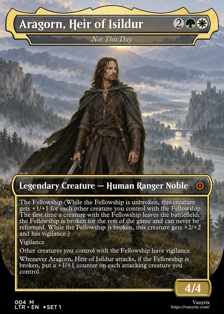 Aragorn, Heir of Isildur