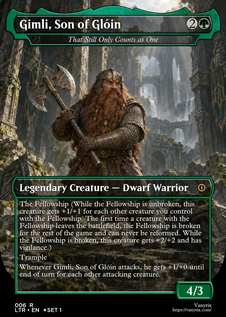 Gimli, Son of Glóin