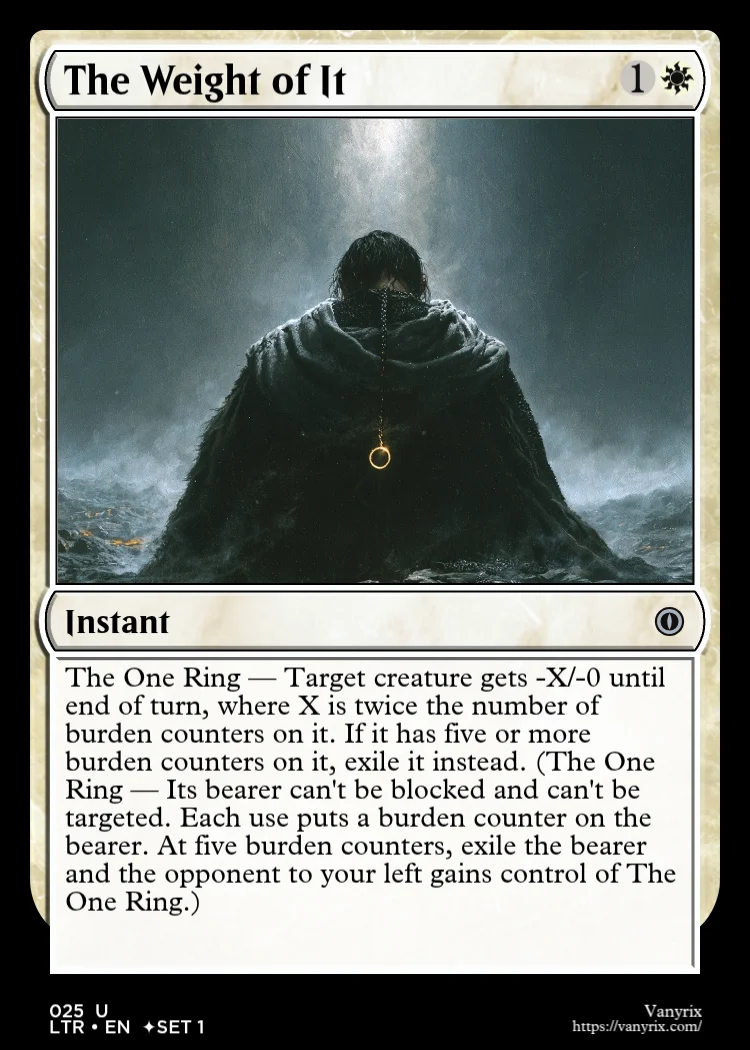 The Weight of It