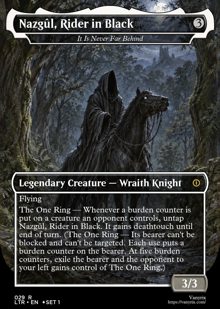 Nazgûl, Rider in Black