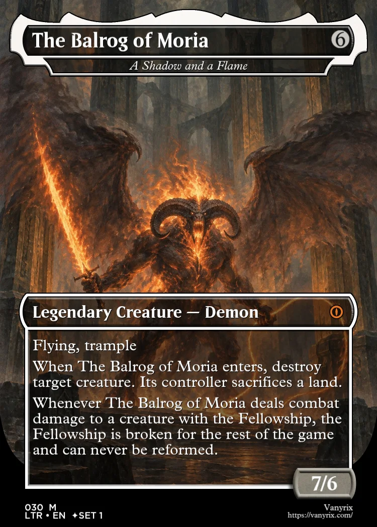 The Balrog of Moria