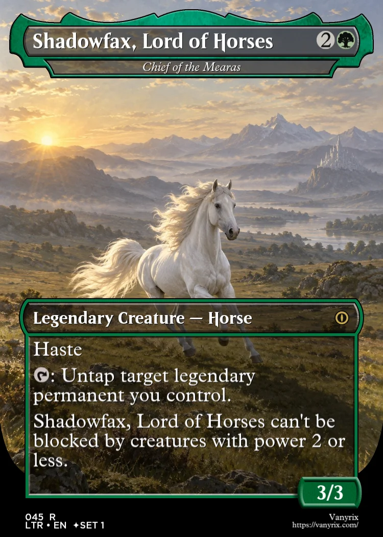 Shadowfax, Lord of Horses
