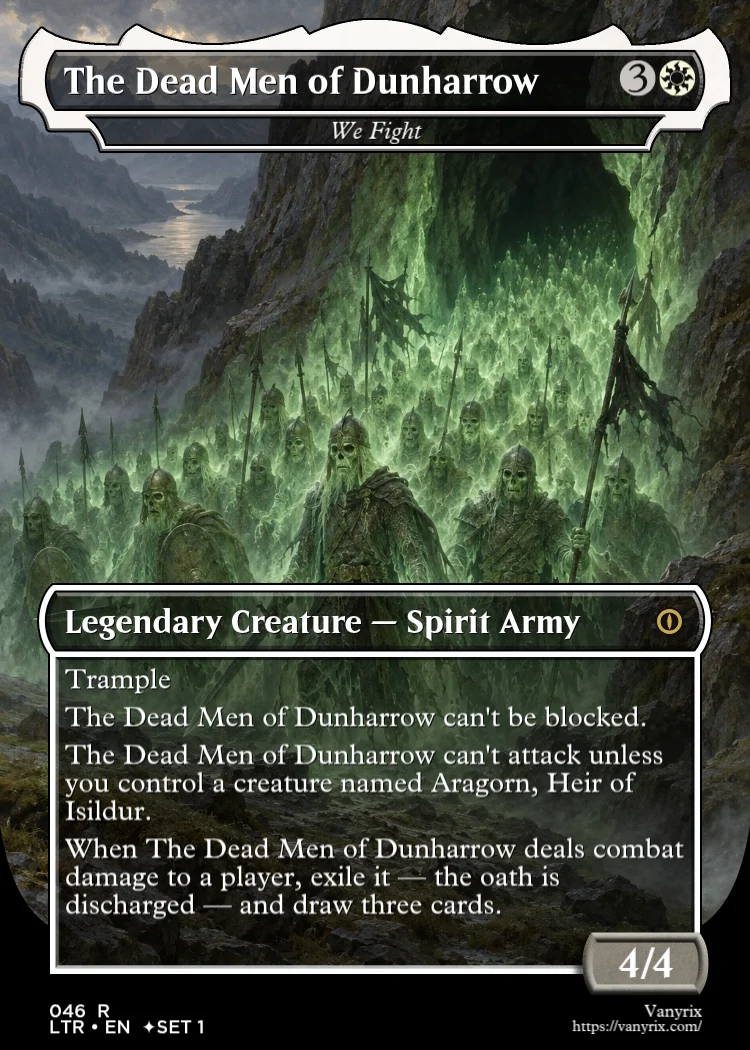 The Dead Men of Dunharrow