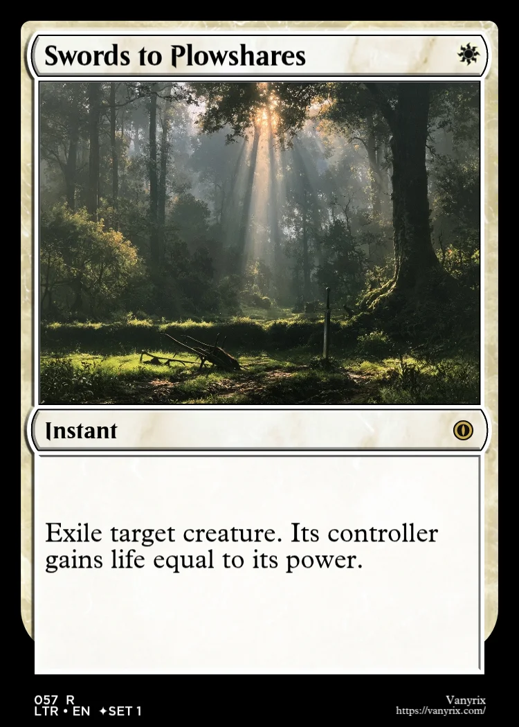 Swords to Plowshares