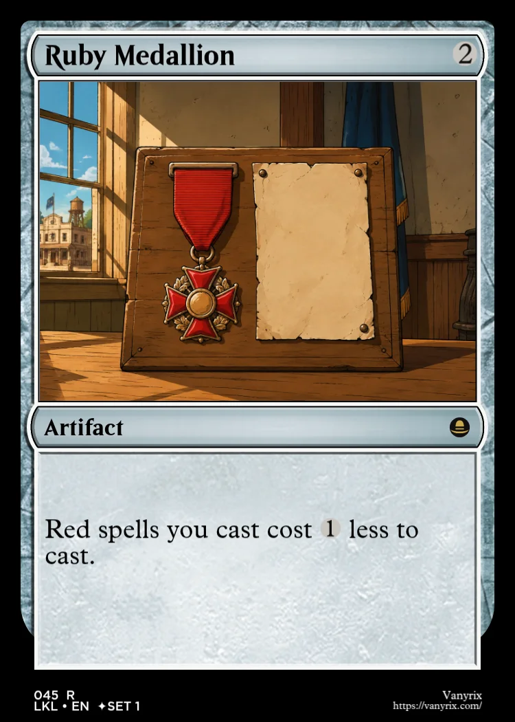 Ruby Medallion