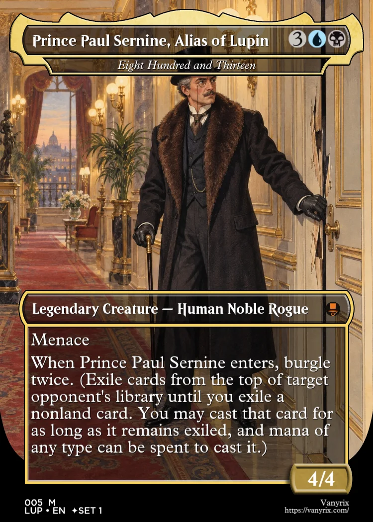 Prince Paul Sernine, Alias of Lupin