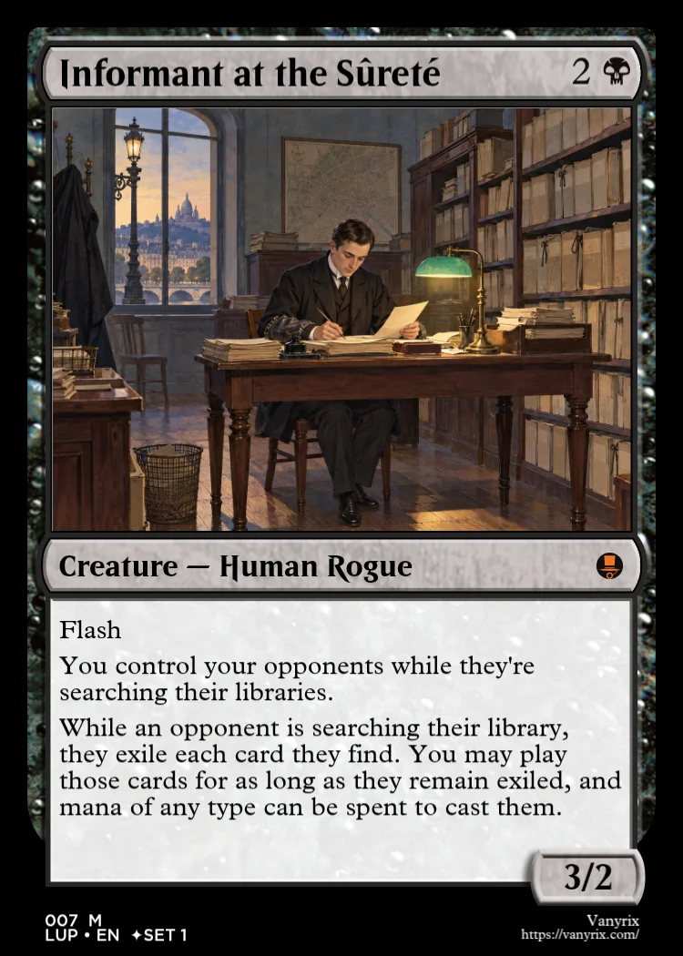 Informant at the Sûreté