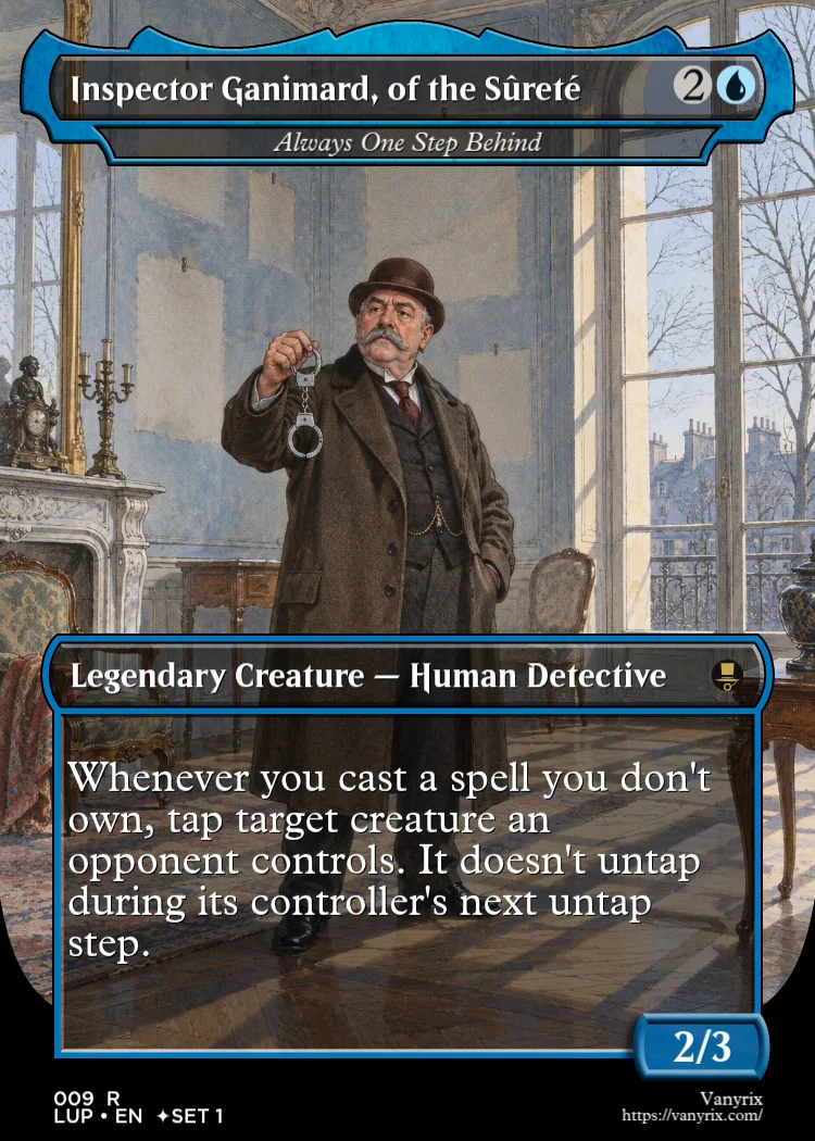 Inspector Ganimard, of the Sûreté