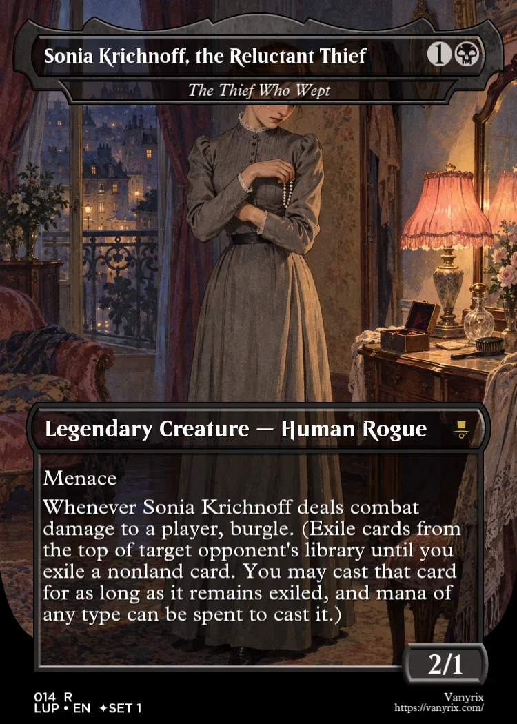 Sonia Krichnoff, the Reluctant Thief