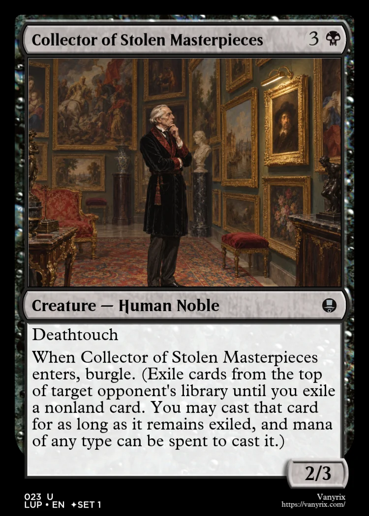 Collector of Stolen Masterpieces