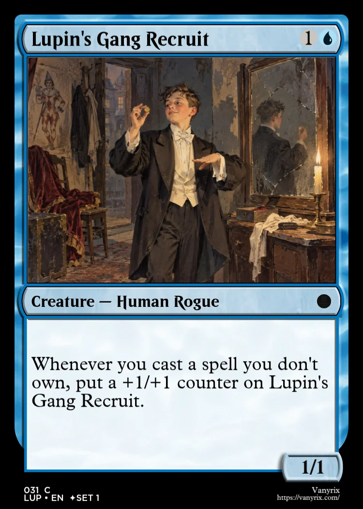 Lupin's Gang Recruit