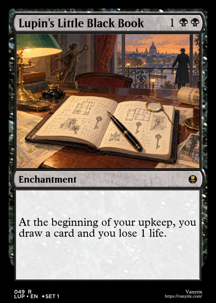 Lupin's Little Black Book