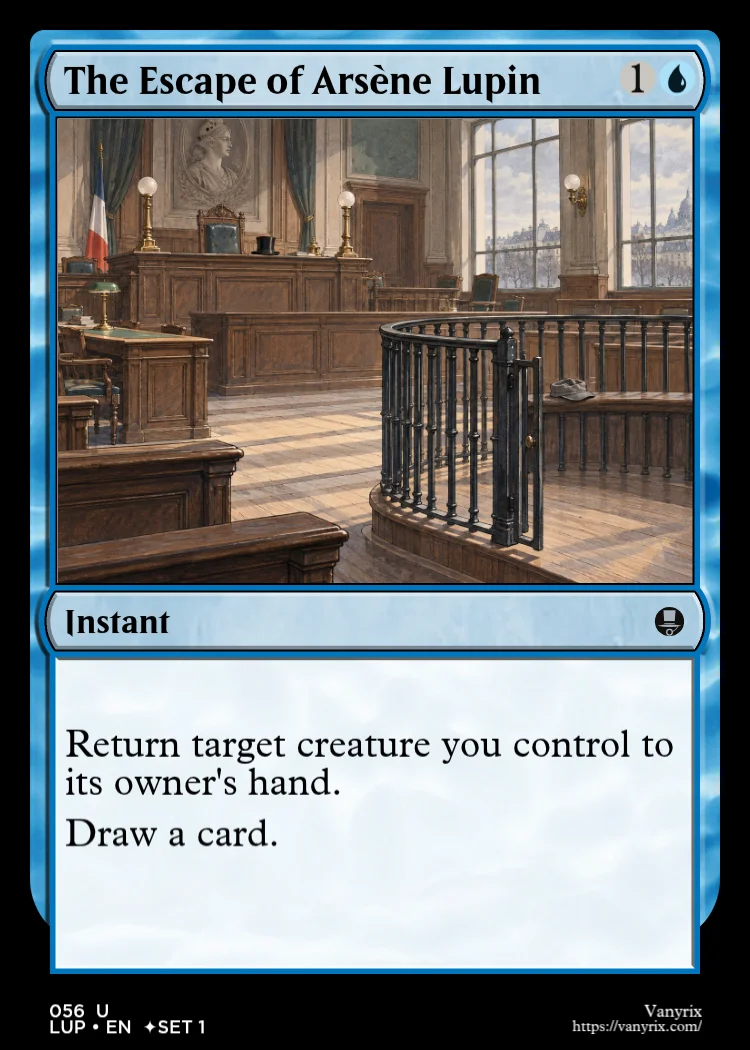 The Escape of Arsène Lupin