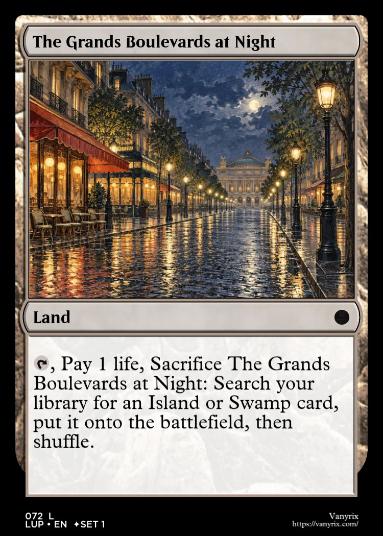 The Grands Boulevards at Night